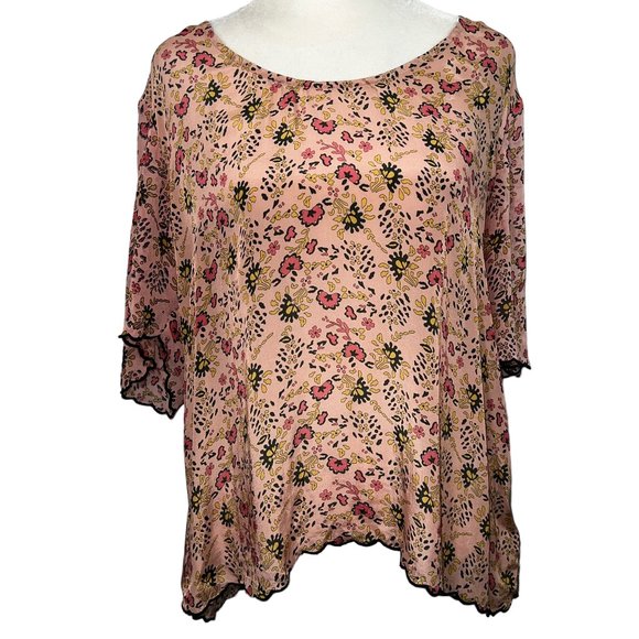 VELVET by Graham & Spencer Floral Top Size Medium - Picture 1 of 10